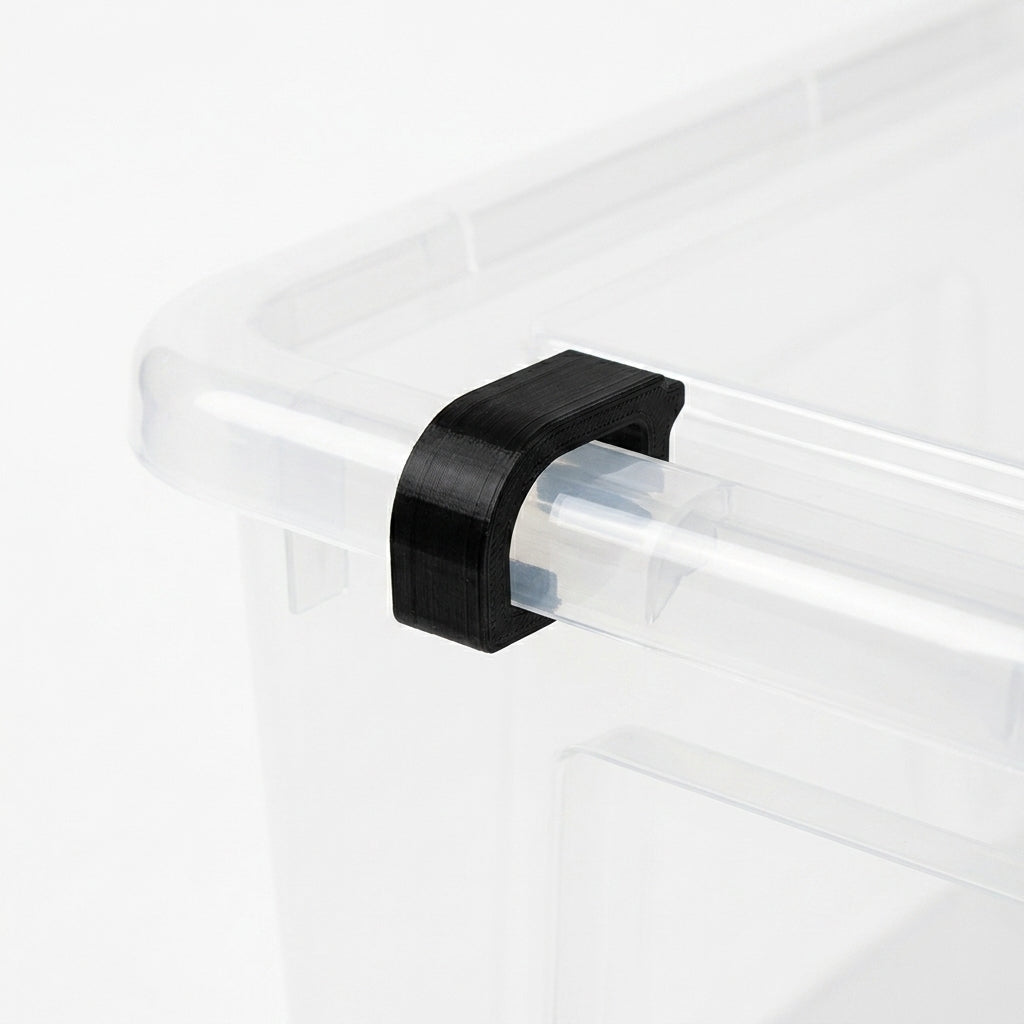 Lid Clips kompatibel mit IKEA SAMLA Aufbewahrungsboxen - Kleine Größen