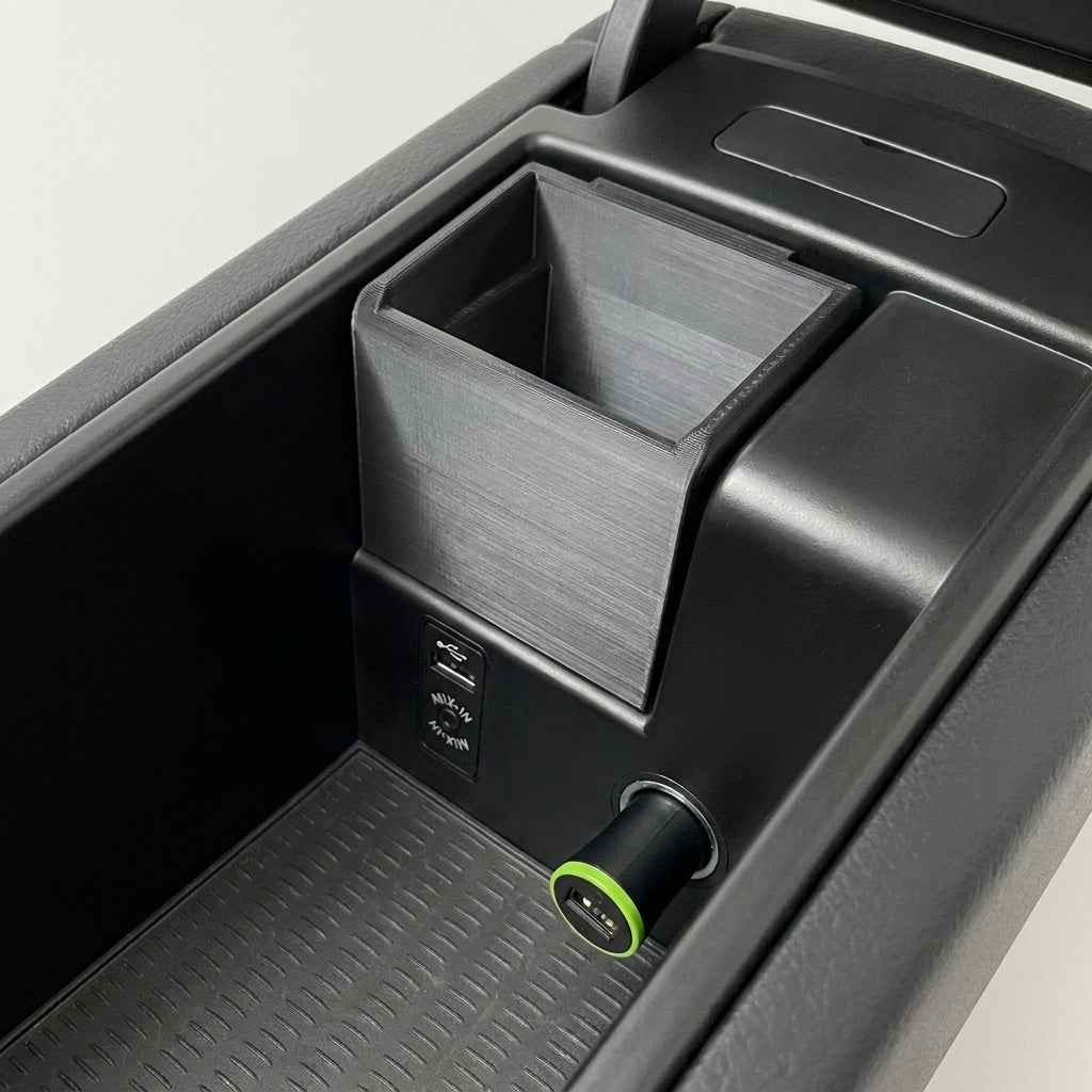 Aufbewahrungsbox Armlehne kompatibel mit BMW X3 F25 – 3D-Druck