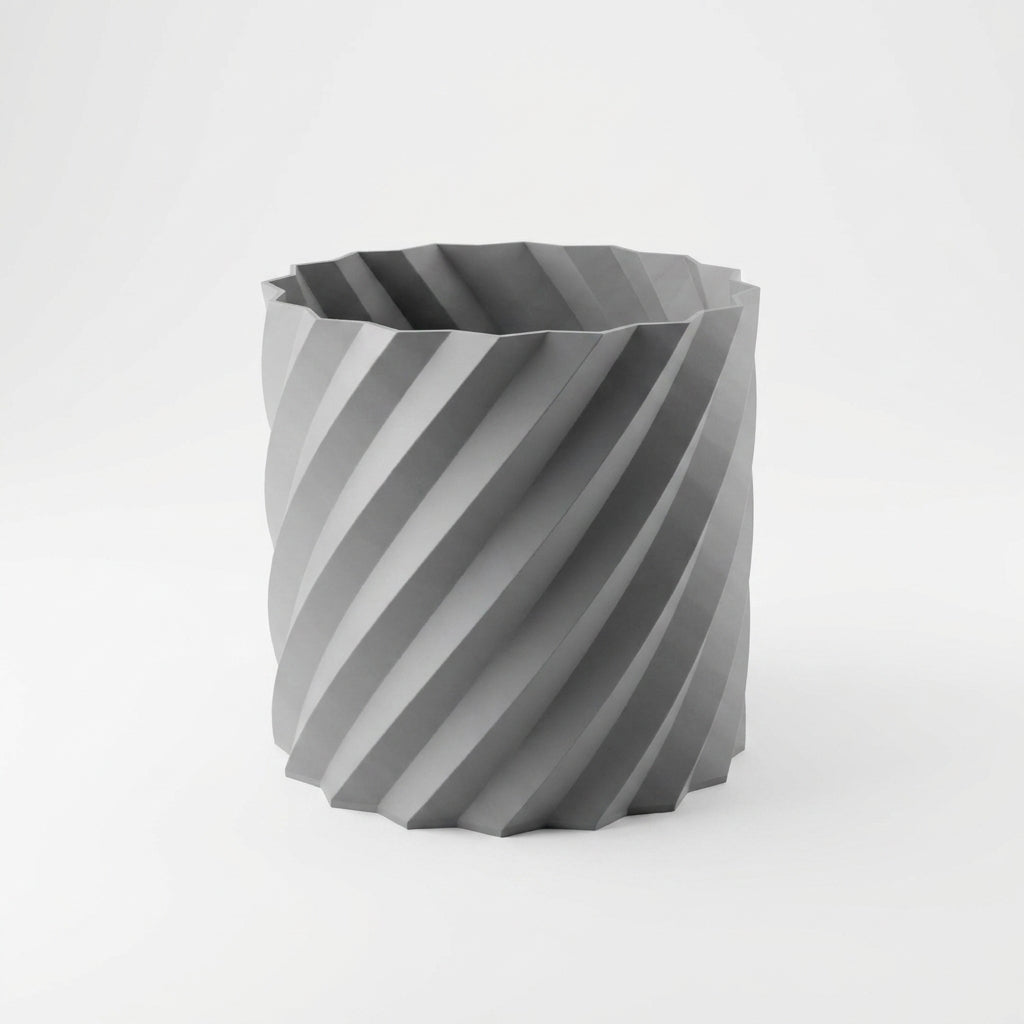 Geometrischer Pflanzenkübel - Vier Größen
