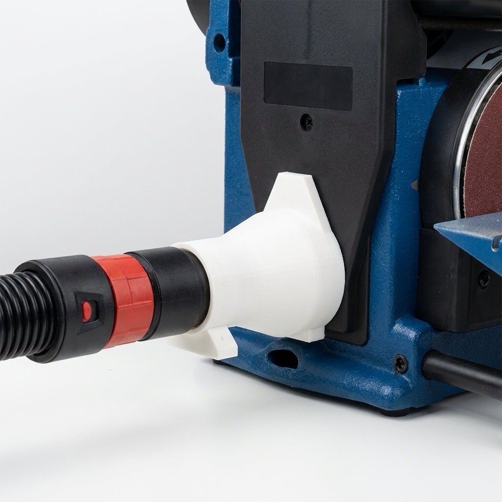 Staubsauger Adapter passend für BOSCH GAS und SCHEPPACH Bandschleifer (36 auf 58 mm)