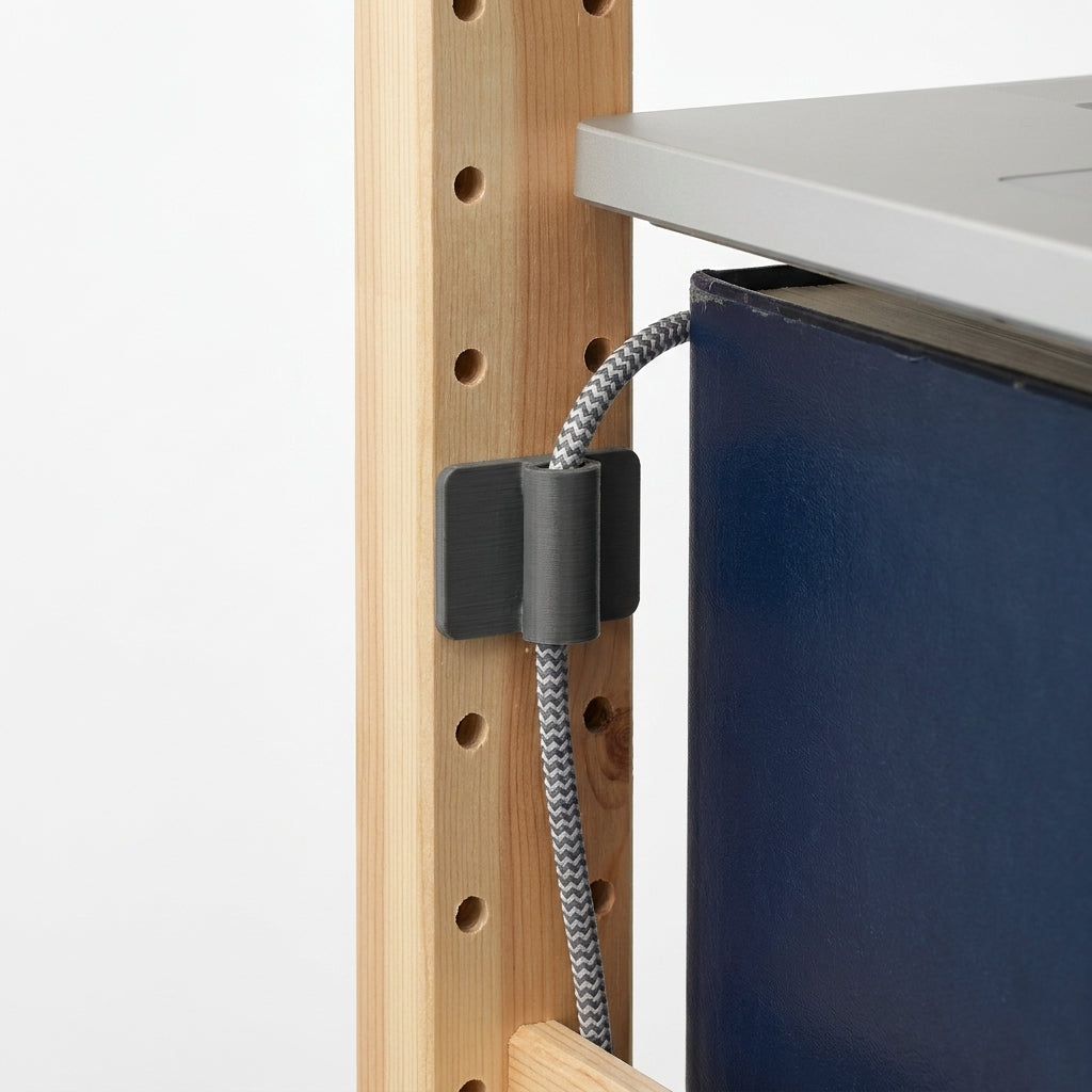 Kabelmanagement-Clips passend für IKEA IVAR Regalsystem – 6er Set