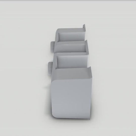 Getränkehalter Dosenhalter Cupholder – 360°-Ansicht, 3D-gedruckt von Parture