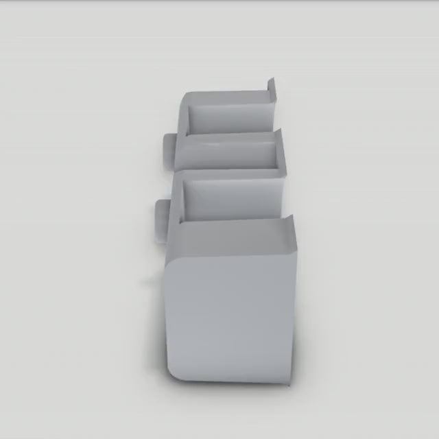 Getränkehalter Dosenhalter Cupholder – 360°-Ansicht, 3D-gedruckt von Parture