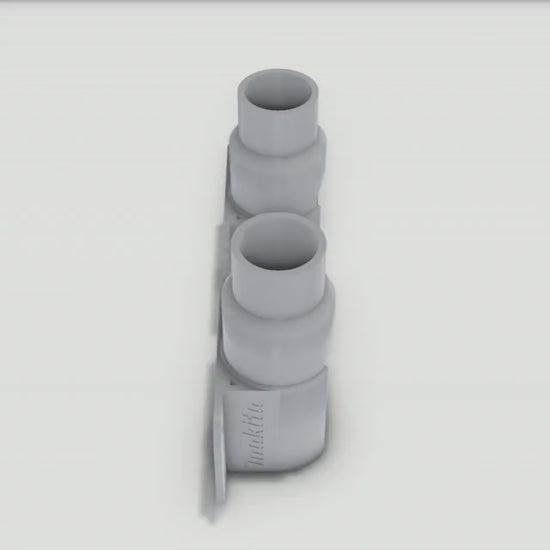 Regalhalterung DeWalt Makita – 360°-Ansicht, 3D-gedruckt von Parture