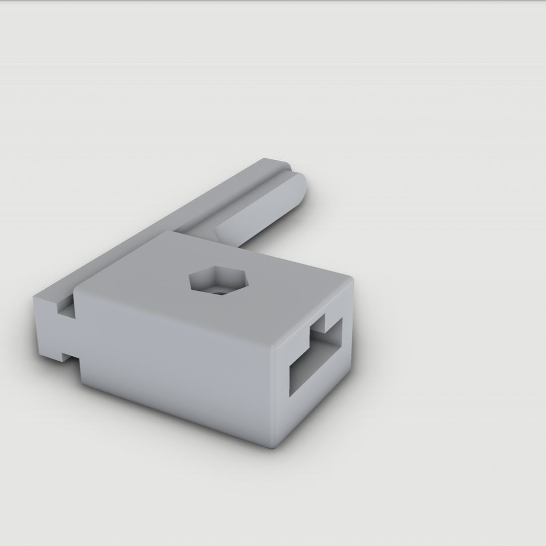 Rail clamp adapter passend für Irwin – 3D-Ansicht, 3D-gedruckt von Parture