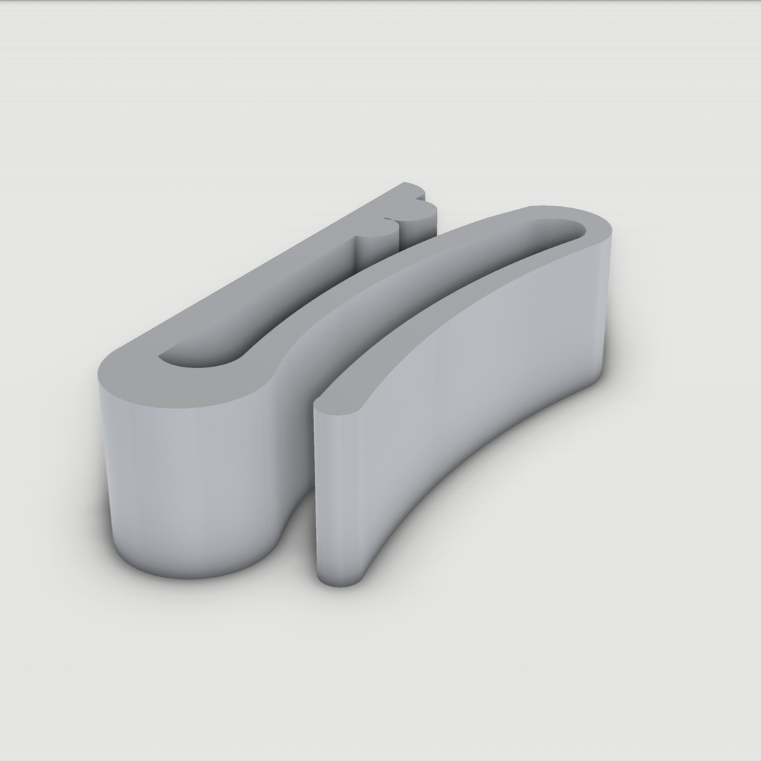 Brillenhalterung passend für Sonnenblende passend für – 3D-Ansicht, 3D-gedruckt von Parture