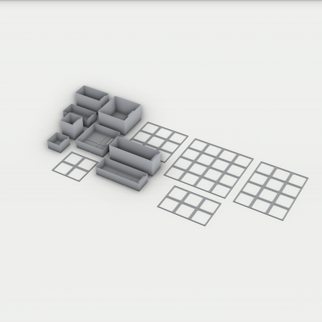 Aufbewahrungsbox passend für IKEA Helmer – 3D-Ansicht, 3D-gedruckt von Parture