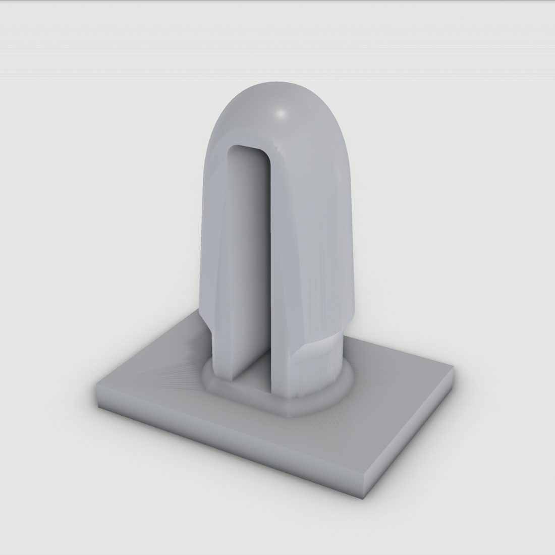 Befestigungsclip passend für Einstiegsleiste passend für – 3D-Ansicht, 3D-gedruckt von Parture