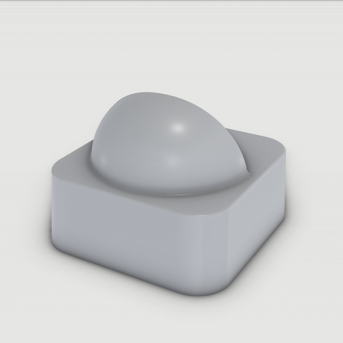Abdeckung weiß passend für Philips Hue Bewegungsmelder | – 3D-Ansicht, 3D-gedruckt von Parture
