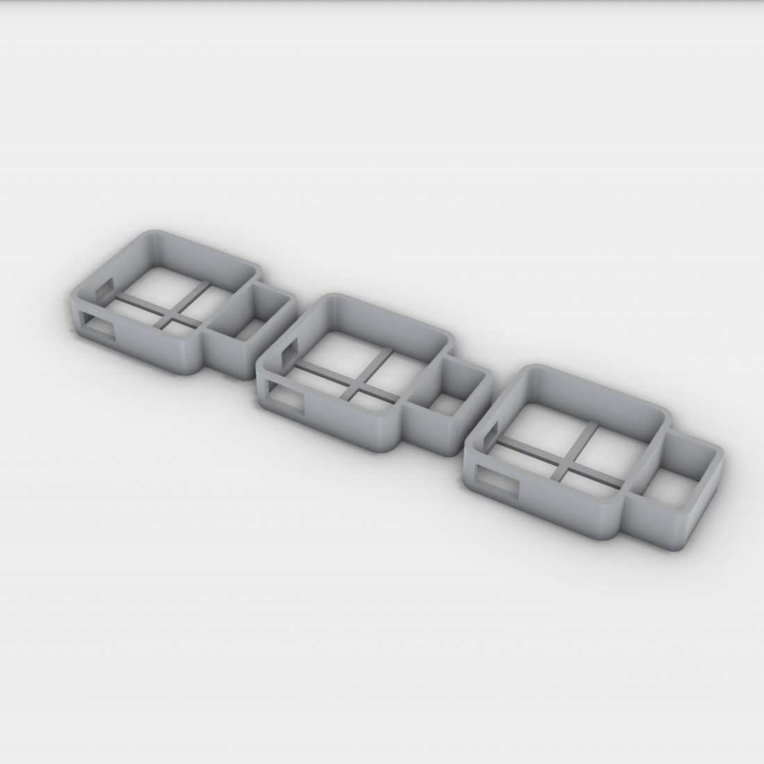 Steckdosenhalterung passend für Blink Sync Module 2 – 3D-Ansicht, 3D-gedruckt von Parture