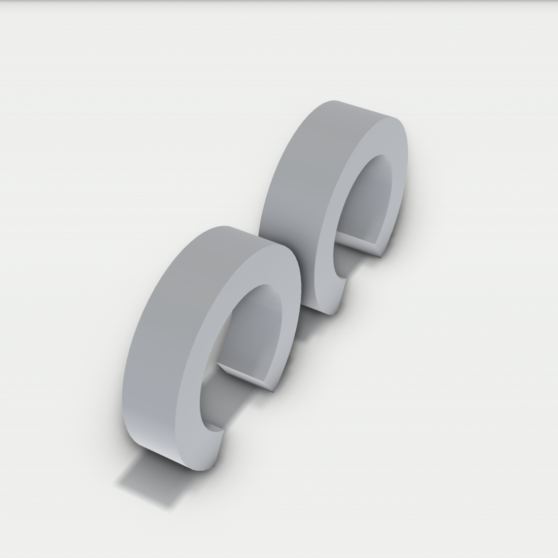 Reparatur-Clips passend für VW Golf MK4 – 3D-Ansicht, 3D-gedruckt von Parture