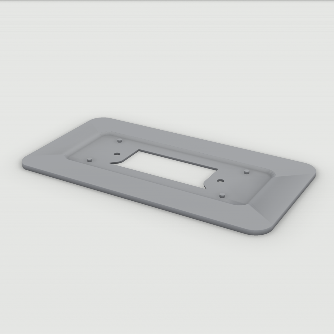 Kamerarahmen passend für UniFi G4 Doorbell – 3D-Ansicht, 3D-gedruckt von Parture
