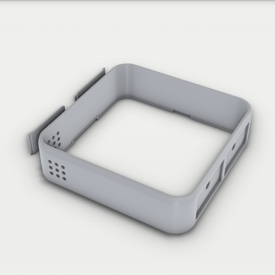 Mounting Frame passend für Hive Thermostat – 3D-Ansicht, 3D-gedruckt von Parture