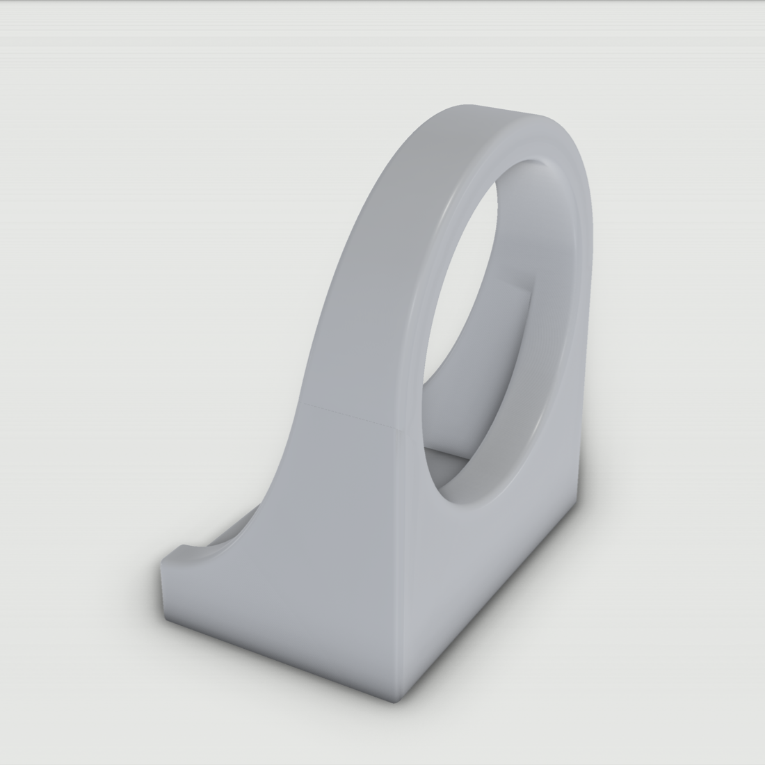 Wandhalterung passend für Milwaukee M18 Laubbläser – 3D-Ansicht, 3D-gedruckt von Parture