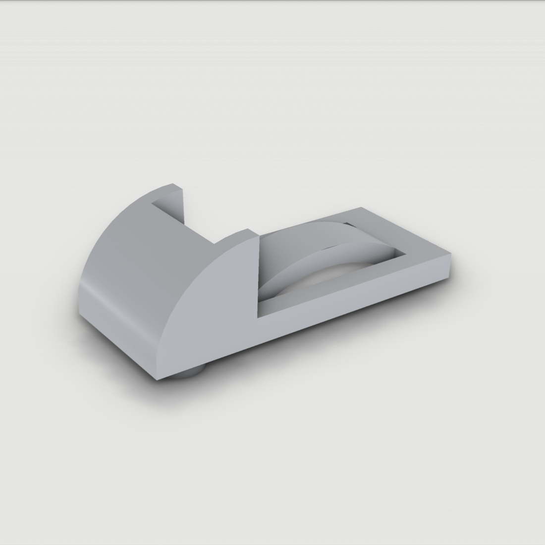 Regalclip passend für VW California T5 – 3D-Ansicht, 3D-gedruckt von Parture