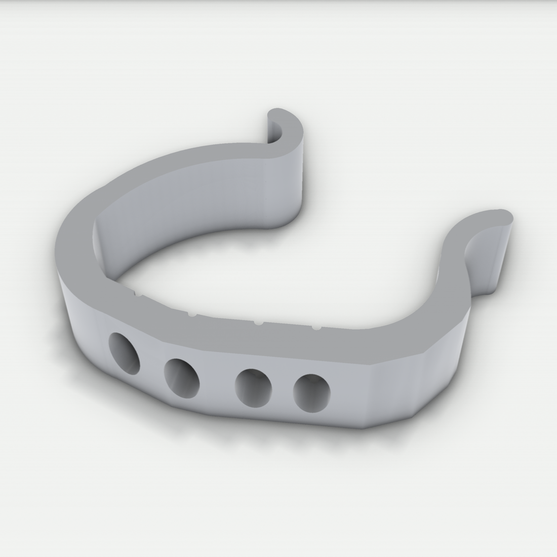Clip passend für Intex Ultra Frame Poolabdeckung V2 – 3D-Ansicht, 3D-gedruckt von Parture