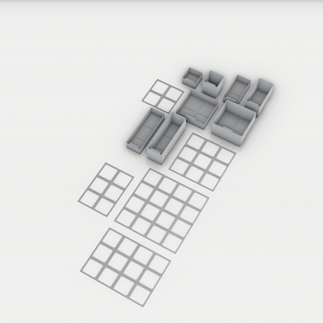 Aufbewahrungsbox passend für IKEA Helmer – 3D-Ansicht, 3D-gedruckt von Parture