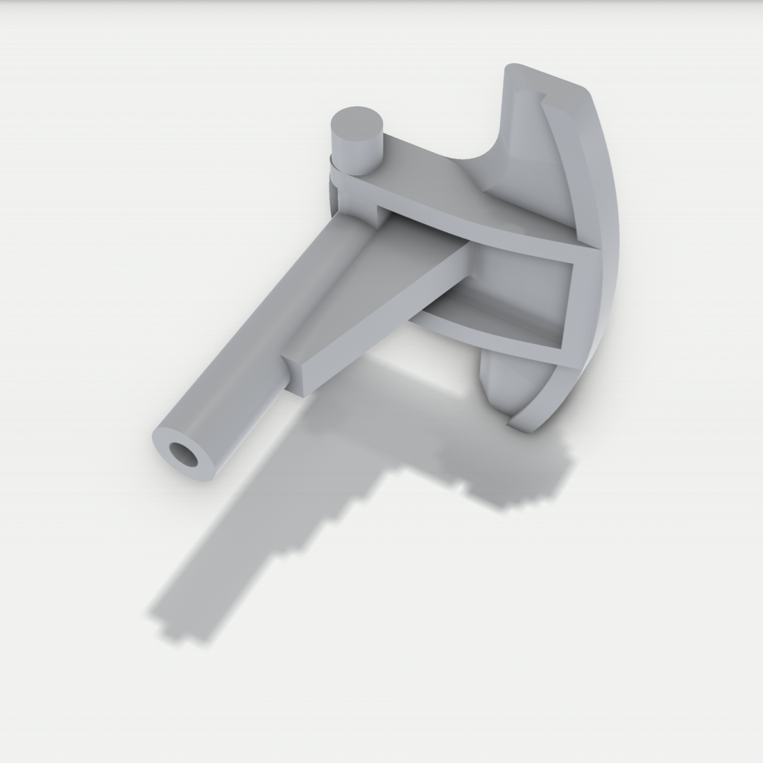 Schloss-Reparatur passend für Hymer 564 – 3D-Ansicht, 3D-gedruckt von Parture