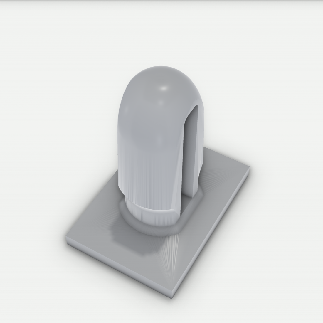 Befestigungsclip passend für Einstiegsleiste passend für – 3D-Ansicht, 3D-gedruckt von Parture