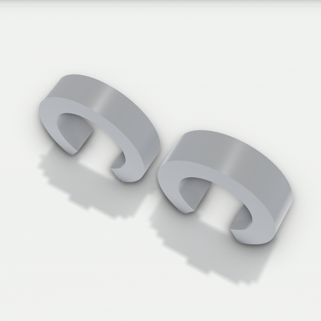 Reparatur-Clips passend für VW Golf MK4 – 3D-Ansicht, 3D-gedruckt von Parture