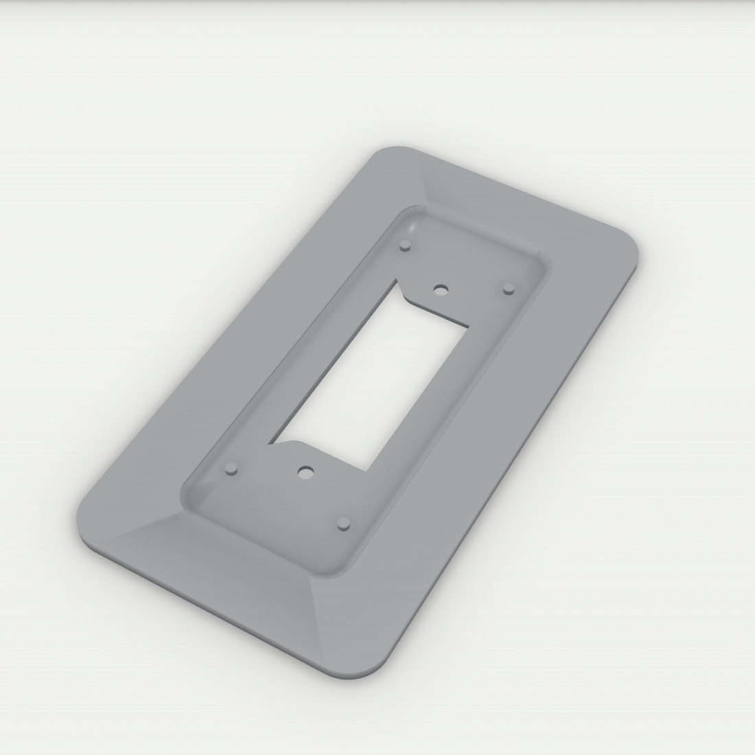 Kamerarahmen passend für UniFi G4 Doorbell – 3D-Ansicht, 3D-gedruckt von Parture