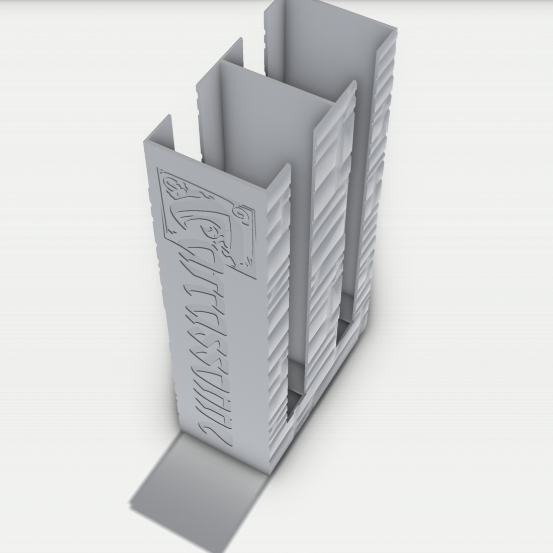Doppel-Plättchenturm passend für Carcassonne – 3D-Ansicht, 3D-gedruckt von Parture