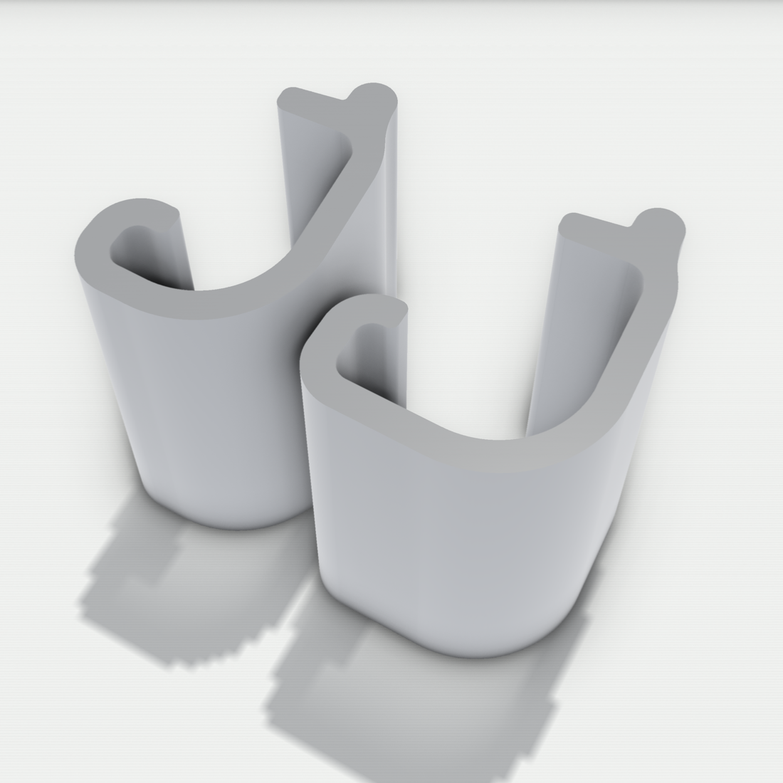 Verschlussclip passend für IKEA Samla – 3D-Ansicht, 3D-gedruckt von Parture