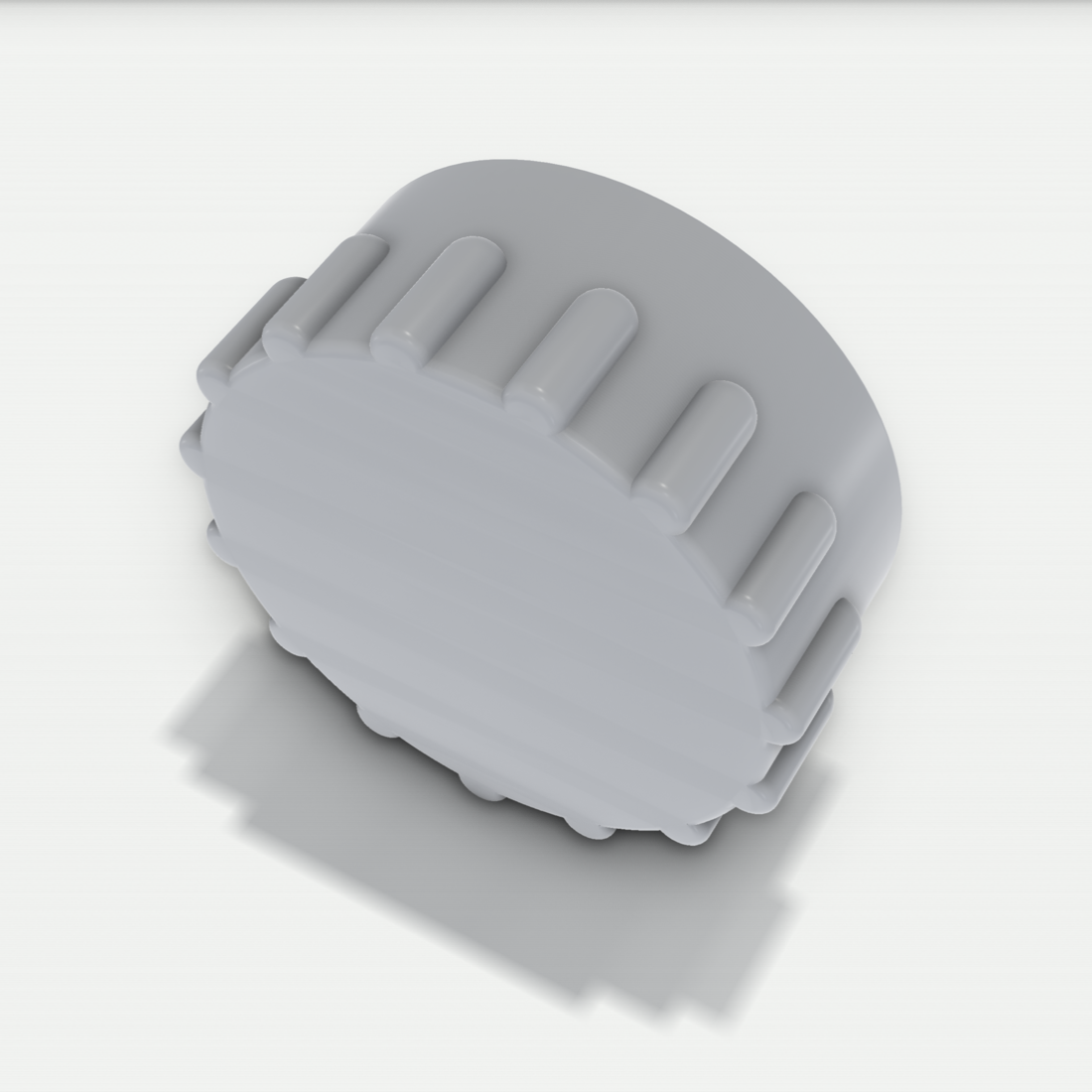 Winter-Düsenkappe passend für Intex – 3D-Ansicht, 3D-gedruckt von Parture