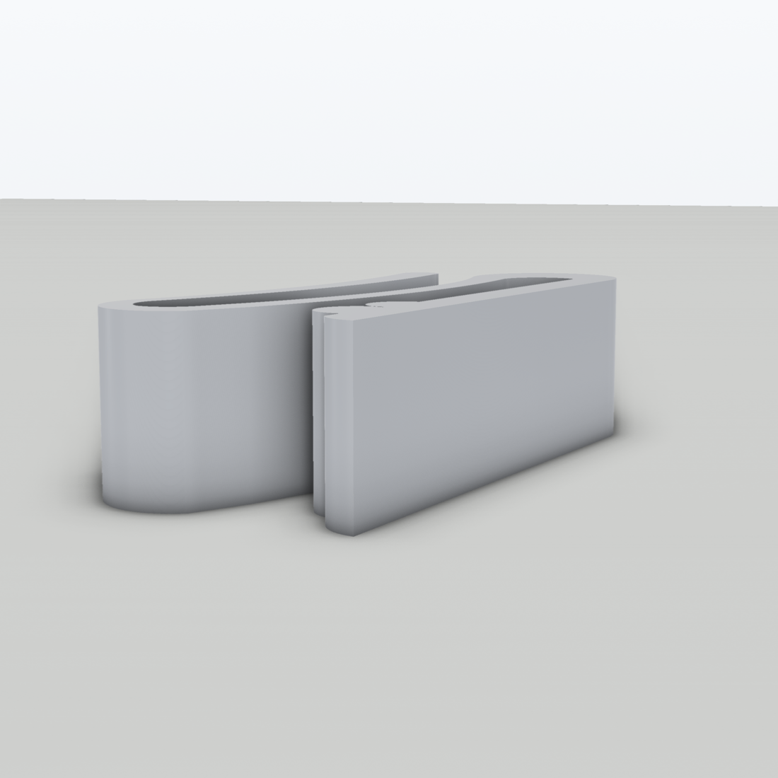 Brillenhalterung passend für Sonnenblende passend für – 3D-Ansicht, 3D-gedruckt von Parture