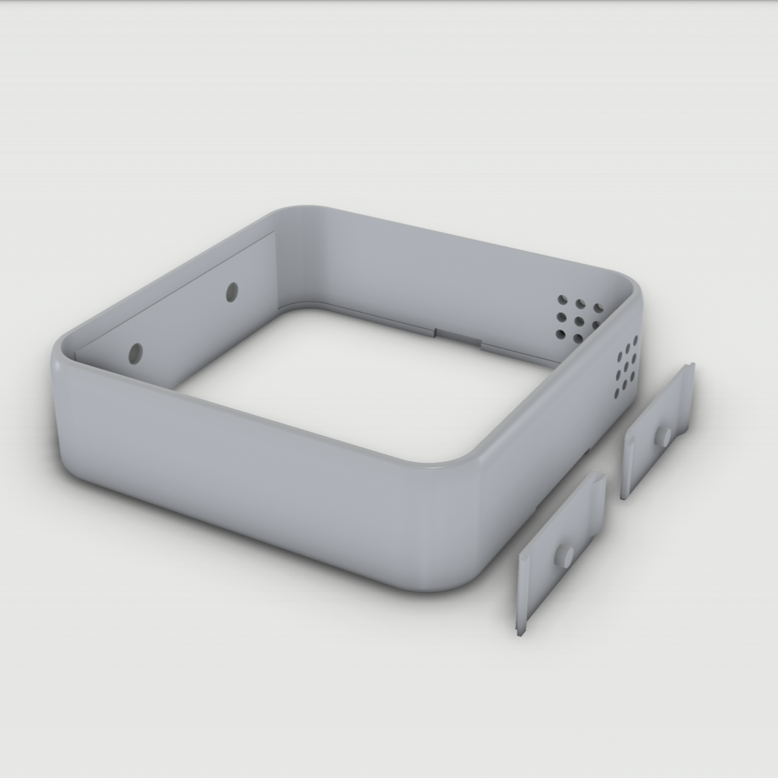Mounting Frame passend für Hive Thermostat – 3D-Ansicht, 3D-gedruckt von Parture