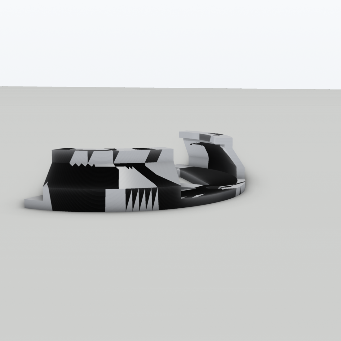 Halterung passend für Festool ETS EC 125 Schleifer – 3D-Ansicht, 3D-gedruckt von Parture