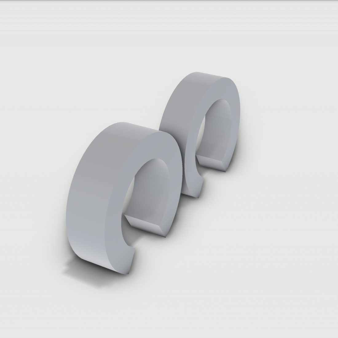Reparatur-Clips passend für VW Golf MK4 – 3D-Ansicht, 3D-gedruckt von Parture