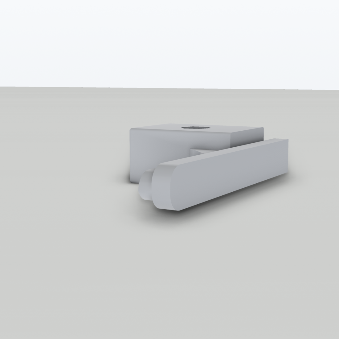 Rail clamp adapter passend für Irwin – 3D-Ansicht, 3D-gedruckt von Parture