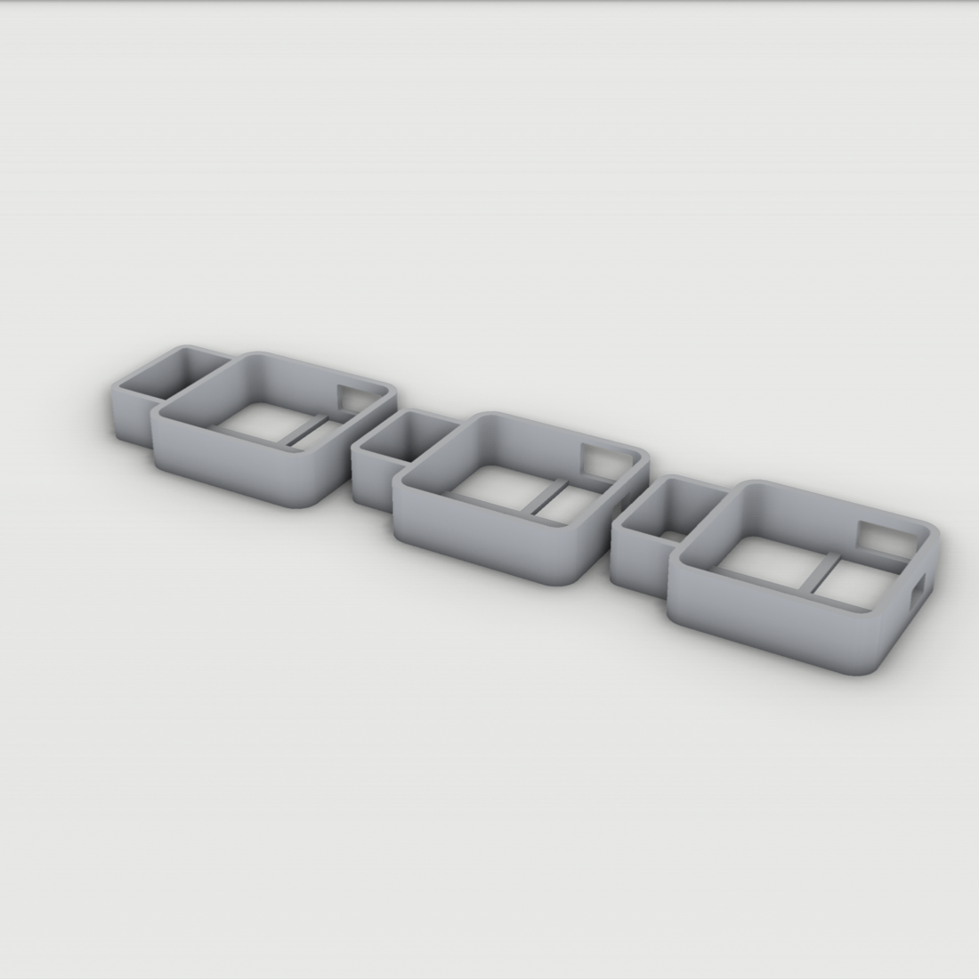 Steckdosenhalterung passend für Blink Sync Module 2 – 3D-Ansicht, 3D-gedruckt von Parture