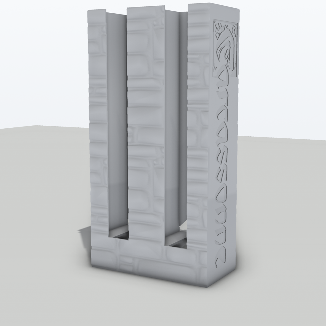 Doppel-Plättchenturm passend für Carcassonne – 3D-Ansicht, 3D-gedruckt von Parture