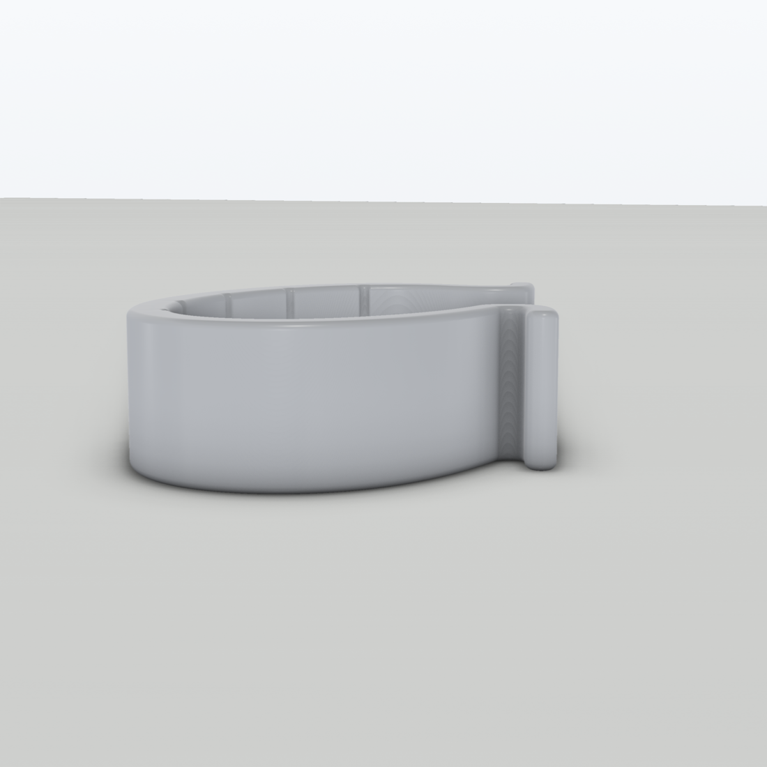 Abdeckplanenklammer passend für Bestway Power Steel – 3D-Ansicht, 3D-gedruckt von Parture
