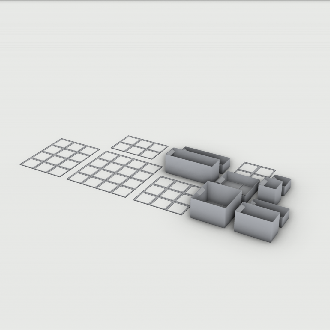 Aufbewahrungsbox passend für IKEA Helmer – 3D-Ansicht, 3D-gedruckt von Parture