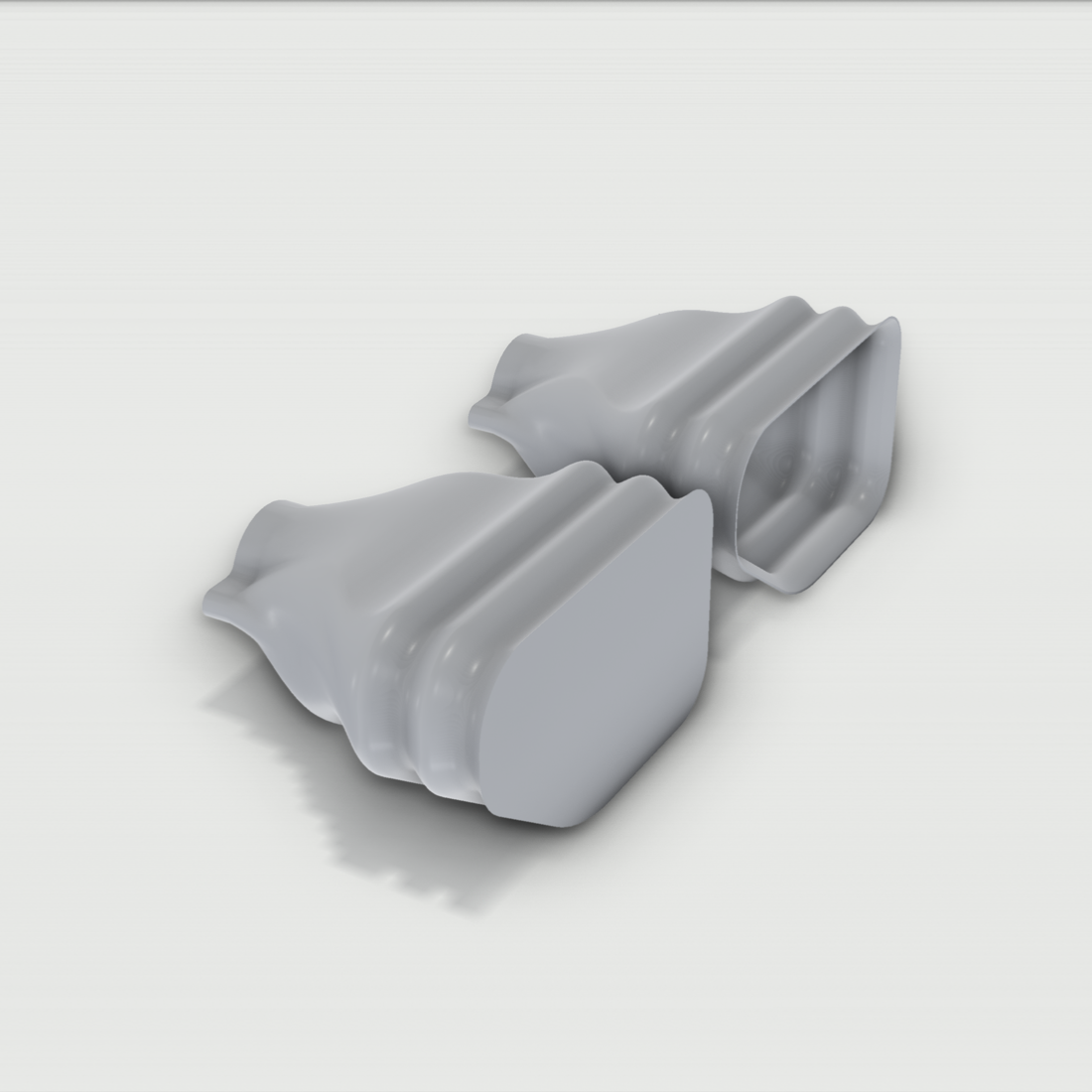 Schneeschutz-Abdeckung passend für Tesla Ladeanschluss – 3D-Ansicht, 3D-gedruckt von Parture