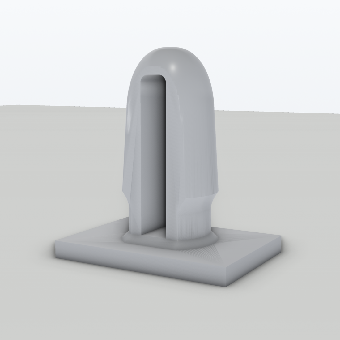 Befestigungsclip passend für Einstiegsleiste passend für – 3D-Ansicht, 3D-gedruckt von Parture