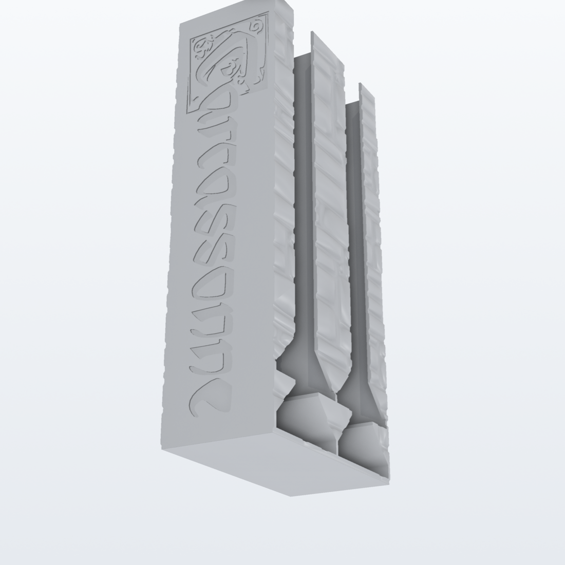 Doppel-Plättchenturm passend für Carcassonne – 3D-Ansicht, 3D-gedruckt von Parture