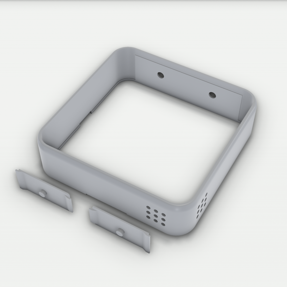 Mounting Frame passend für Hive Thermostat – 3D-Ansicht, 3D-gedruckt von Parture