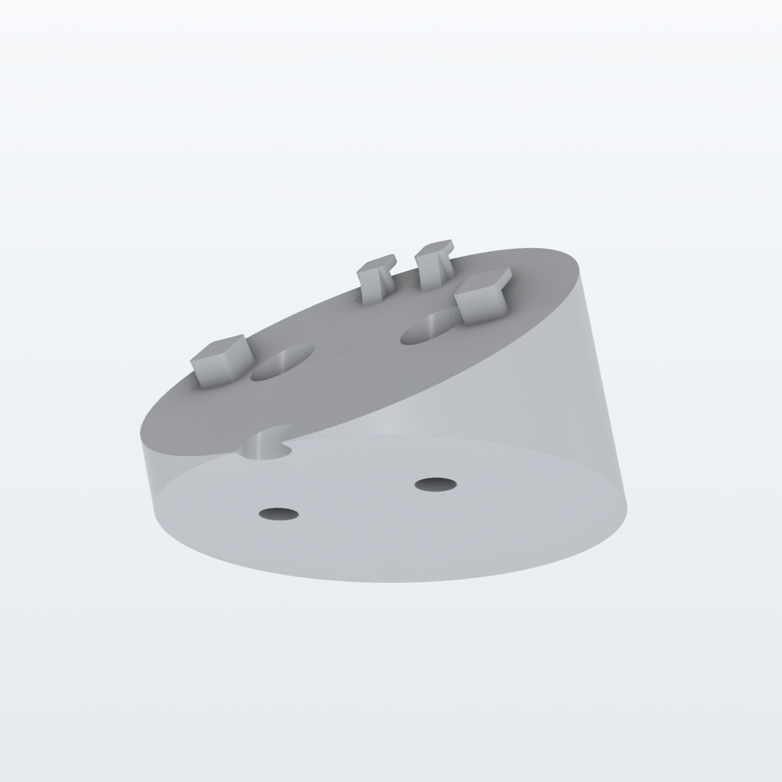 45-Grad-Sockel passend für Unifi Protect G3 Instant – 3D-Ansicht, 3D-gedruckt von Parture