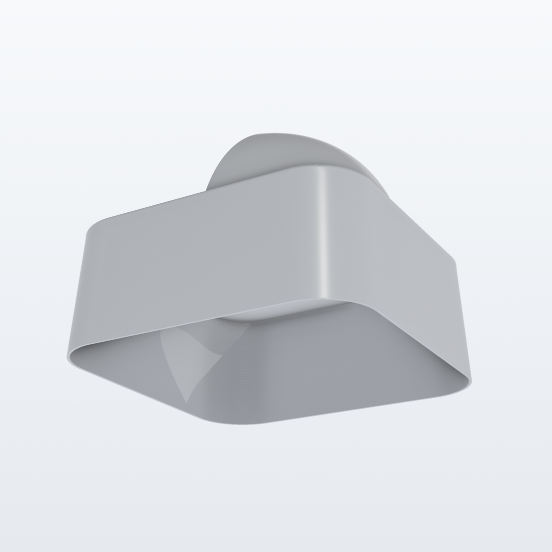 Abdeckung weiß passend für Philips Hue Bewegungsmelder | – 3D-Ansicht, 3D-gedruckt von Parture