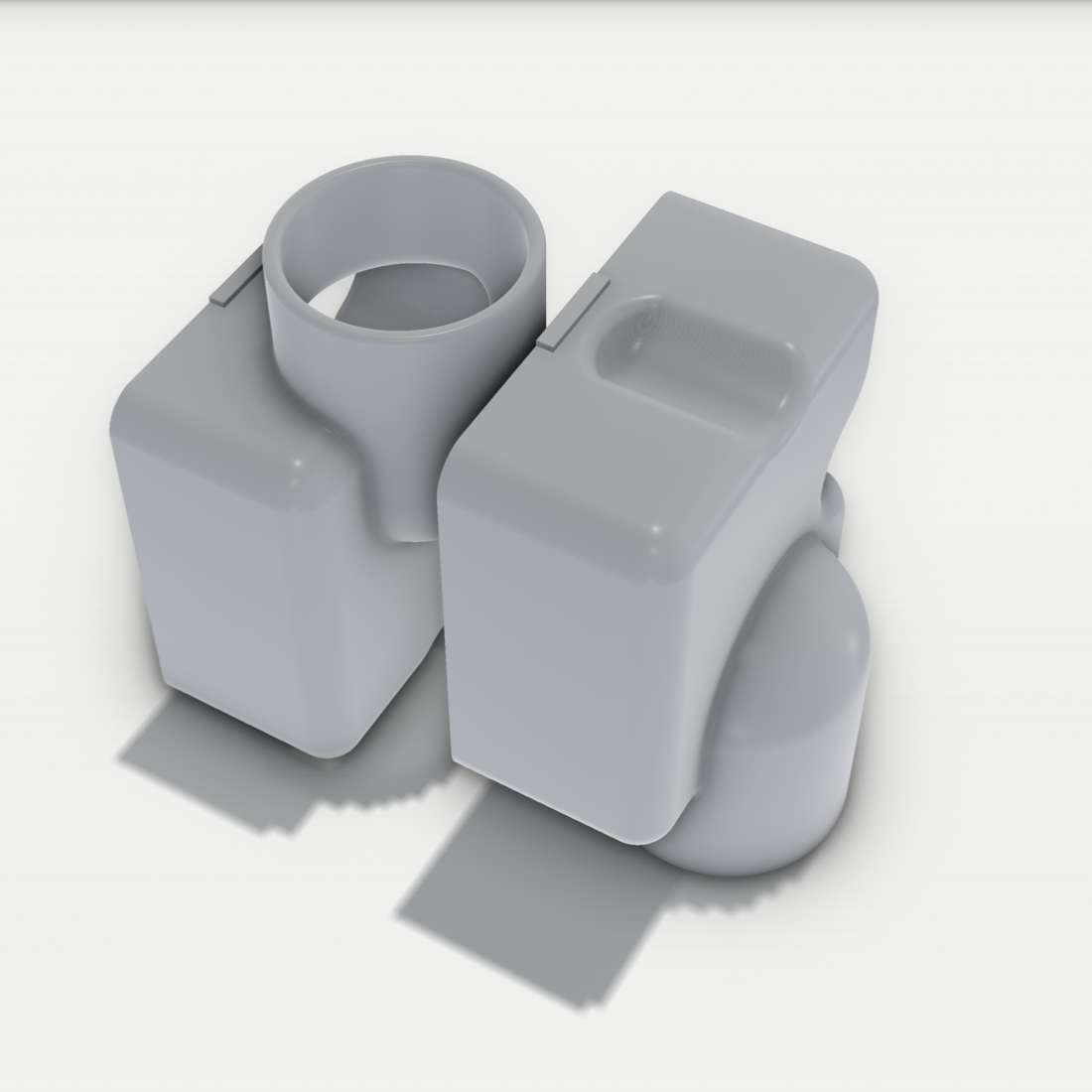Absaugadapter passend für Festool auf Kreg – 3D-Ansicht, 3D-gedruckt von Parture