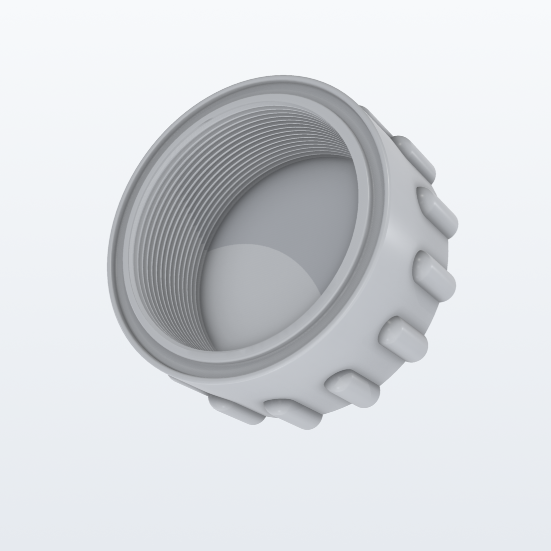 Winter-Düsenkappe passend für Intex – 3D-Ansicht, 3D-gedruckt von Parture