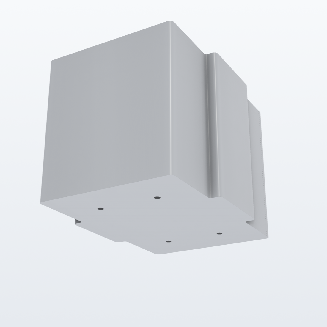 Wandhalterung passend für Husqvarna BLi Akku – 3D-Ansicht, 3D-gedruckt von Parture