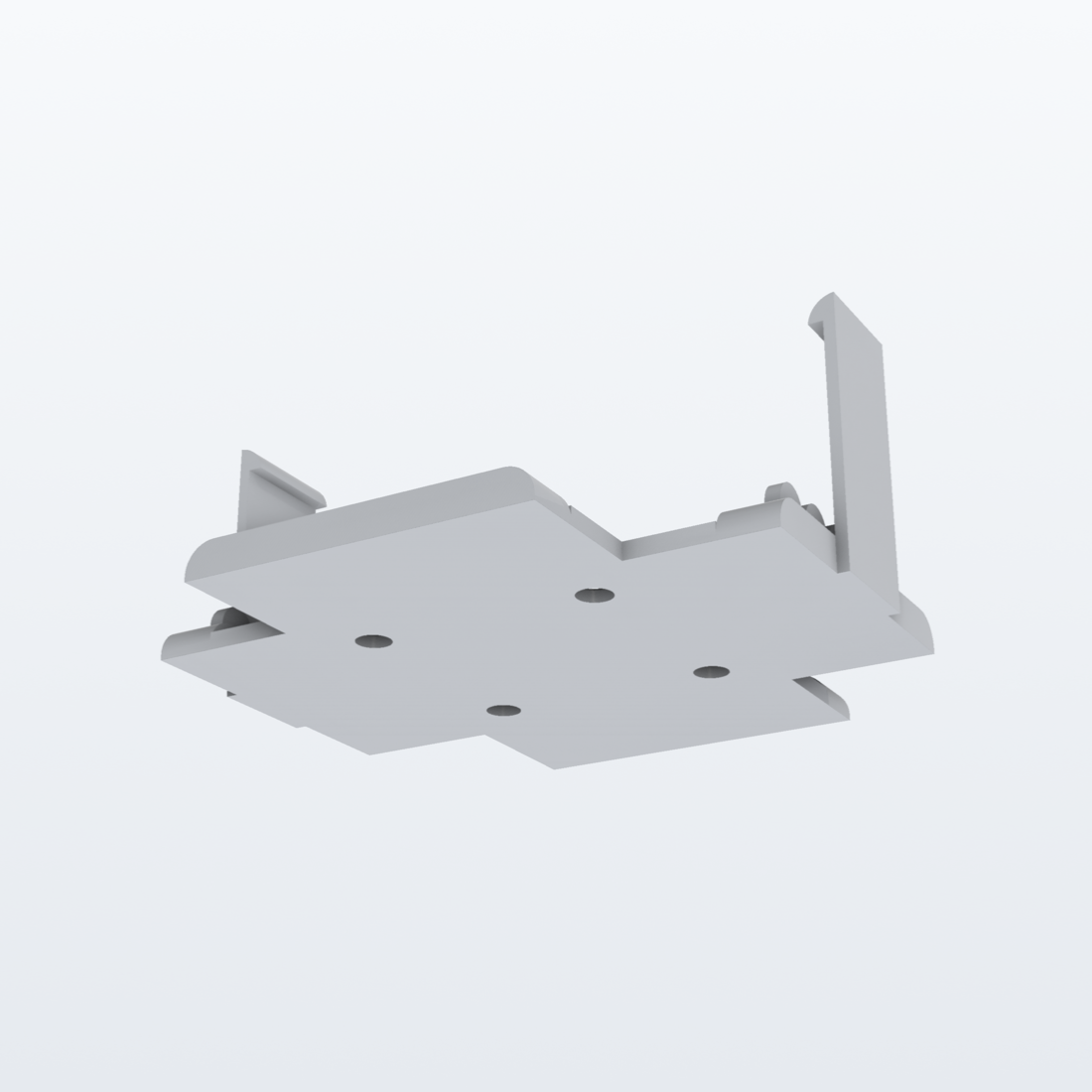 Wandhalterung passend für Sonos Bridge – 3D-Ansicht, 3D-gedruckt von Parture