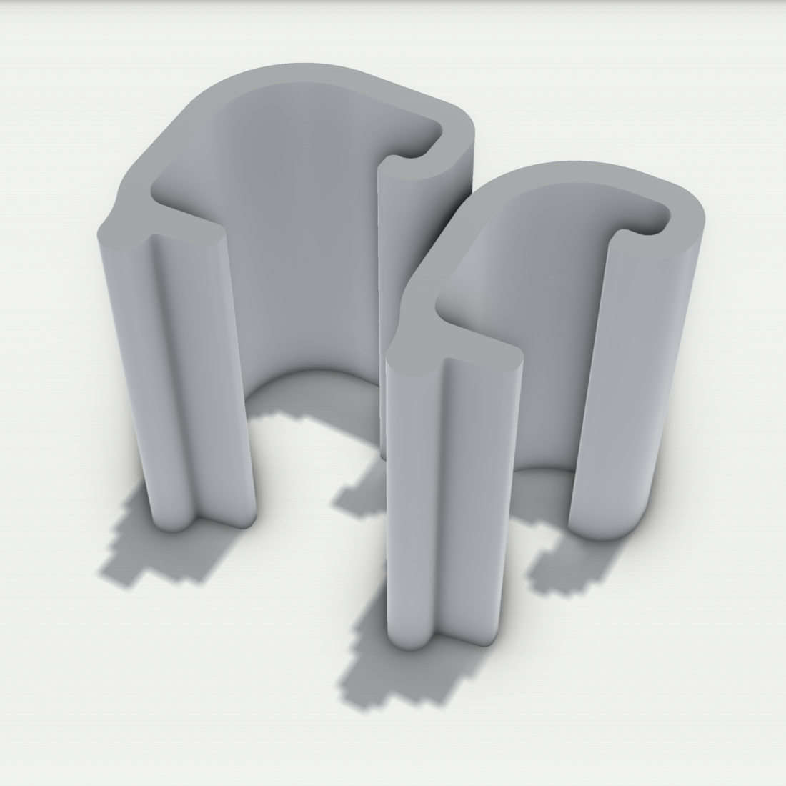 Verschlussclip passend für IKEA Samla – 3D-Ansicht, 3D-gedruckt von Parture