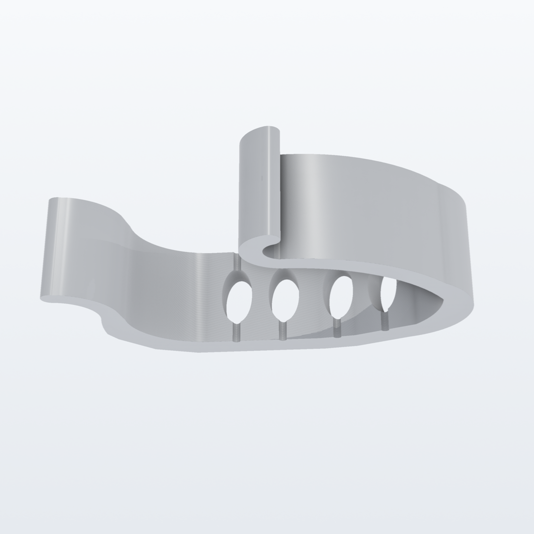 Clip passend für Intex Ultra Frame Poolabdeckung V2 – 3D-Ansicht, 3D-gedruckt von Parture
