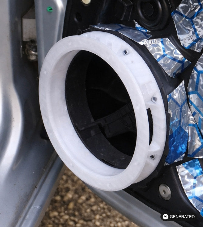 16,5 cm Auto Tür Lautsprecher Einbau Adapter Ringe 2 Stück für VW Volkswagen